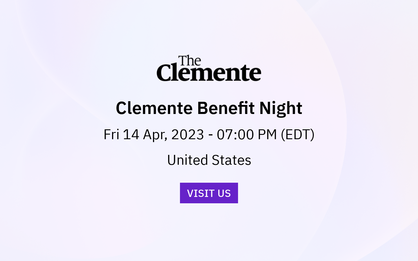Clemente Benefit Night